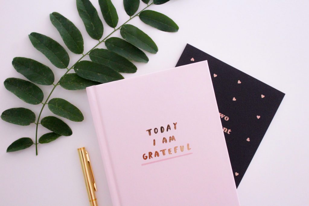 A journal for gratitude activity for students