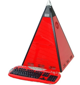 Pyramid shaped computer